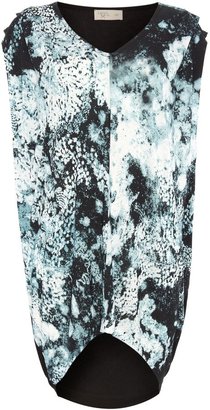 House of Fraser Label Lab Moon print ovoid dress