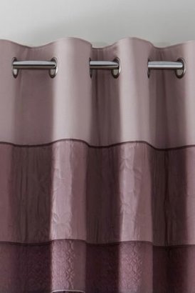 Next Plum Quilted Panel Eyelet Lined Curtains