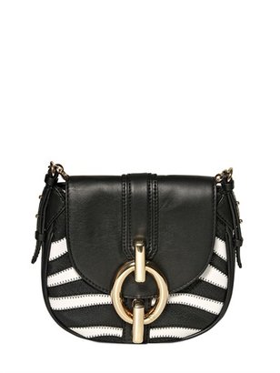 Diane von Furstenberg Mini Sutra Zebra Patchwork Leather Bag