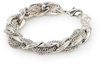 MANGO Intertwined chains bracelet