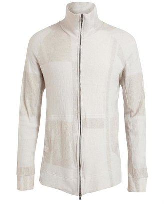 THE VIRIDI-ANNE Cotton-Wool Blend Jacquard Track Jacket