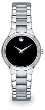 Movado Serio Diamond & Stainless Steel Bracelet Watch