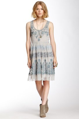 Johnny Was Biya Embroidered Lace Dress