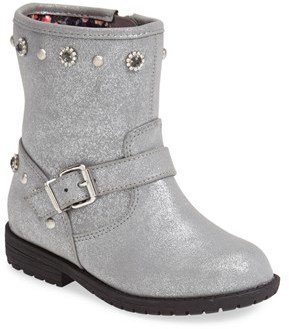 Flowers by Zoe 'Perry Flower' Boot (Walker & Toddler)