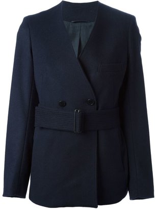 Christophe Lemaire double breasted peacoat
