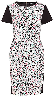 Sugarhill Boutique Leopard Spot Dress, CreamBlackMulti