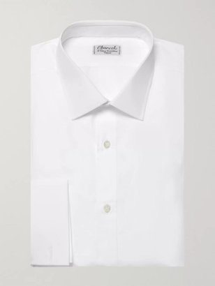 Charvet White Double-Cuff Cotton Shirt