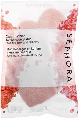 Sephora Collection COLLECTION - Clean Machine Konjac Sponge Duo Love Me: Pink and Red Clay