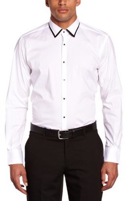 Karl Lagerfeld Paris Lagerfeld Double Collar 61653 Men's Shirt