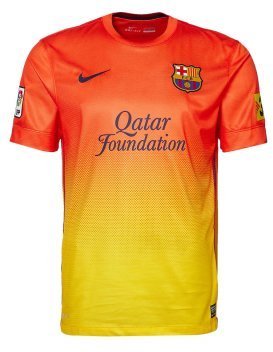 Nike Performance FC BARCELONA SS AWAY Club kit orange