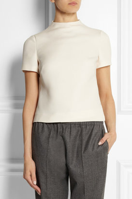 Valentino Wool and silk-blend top