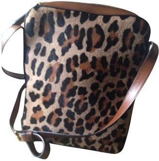 Burberry Leopard Print Ponyskinned Unisex Messenger Bag