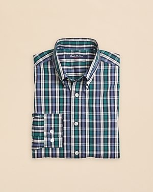 Brooks Brothers Boys' Non Iron Check Button Down Shirt - Sizes Xs-xl