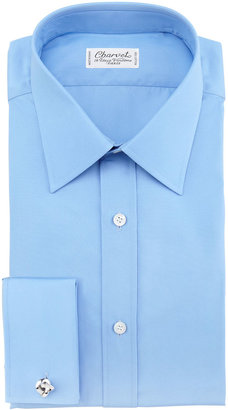 Charvet Poplin French-Cuff Shirt