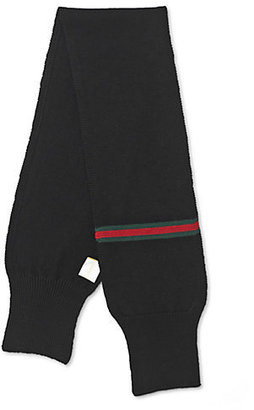 Gucci Infant's Knit Wool Signature Web Scarf