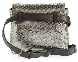Elizabeth and James 'Cynnie' Snake Effect Leather Belt Bag