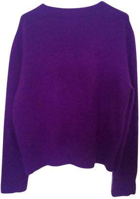 Acne 19657 ACNE Purple Cashmere Knitwear & Sweatshirt