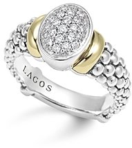 Lagos 18K Gold and Sterling Silver Diamond Twilight Ring