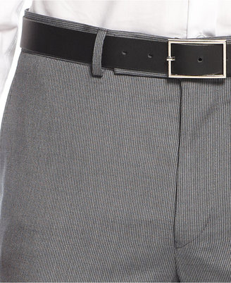 Kenneth Cole Reaction Grey Mini-Stripe Slim-Fit Suit