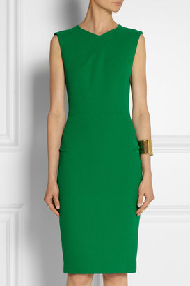Roland Mouret Sesia double-faced wool-crepe dress