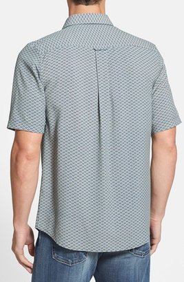 Nat Nast 'The Hockney' Regular Fit Short Sleeve Silk Sport Shirt
