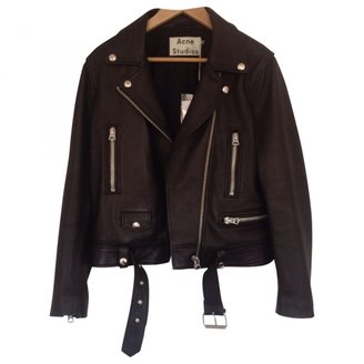 Acne 19657 Acne Mock Leather Jacket