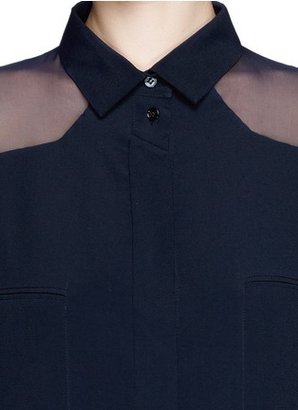 Nobrand 'Tissia' organza crepe blouse