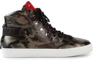 Dolce & Gabbana camouflage hi-top trainers