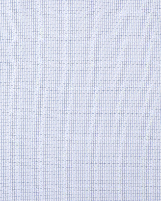 Ermenegildo Zegna Micro-Basketweave Dress Shirt, Blue
