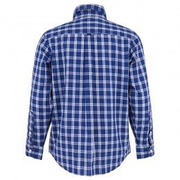 Lacoste Blue and White Check Shirt