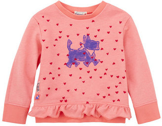 Chipie pink fleece sweatshirt
