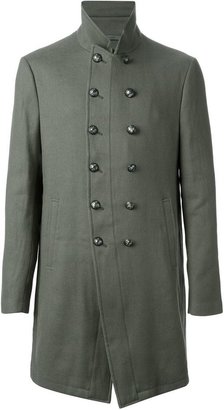 John Varvatos military style coat