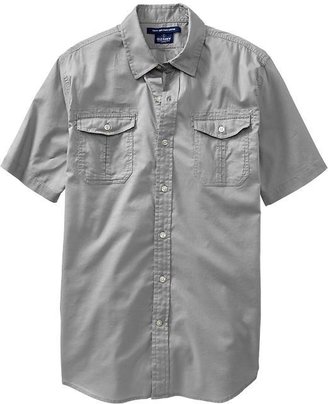 Old Navy Men's Slim-Fit Short-Sleeve Military Shirts