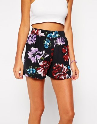 ASOS Culotte Shorts in Floral Print