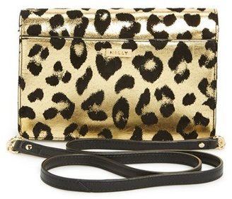 Milly 'Mini Gold Leopard' Crossbody Bag
