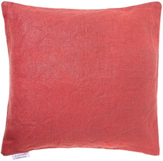 Le Mieux Living by Christiane Lemieux Red glazed linen cushion