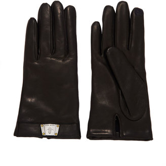 Henri Bendel Turnlock Nappa Gloves