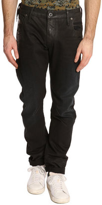G Star G-STAR - Arc 3D Slim Black Coated Fabric Faded Jeans