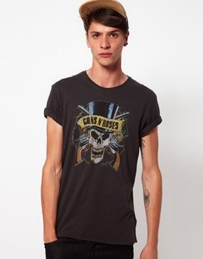 Amplified Guns N Roses T-Shirt - Gray