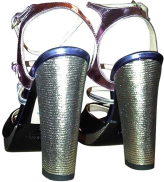 Galliano Multicolour Leather Sandals