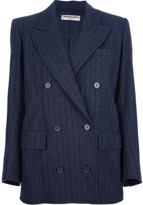Yves Saint Laurent 2263 Yves Saint Laurent Vintage striped suit jacket