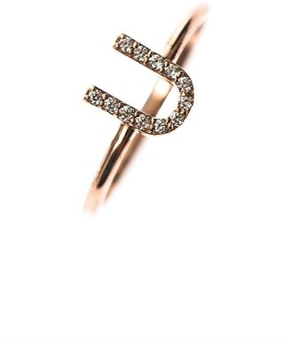 Aamaya by Priyanka Kiss You rose gold-plated double ring