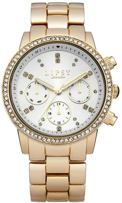 Lipsy White Dial And Gold Tone Bracelet Ladies Watch