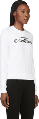 DSQUARED2 White 'Caten Twins' Sweatshirt