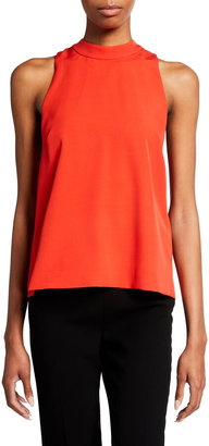 Milly Daphne Sleeveless Cady Top
