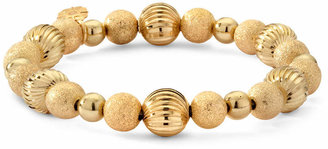 MONET JEWELRY Monet Gold-Tone Beaded Stretch Bracelet