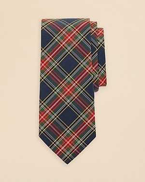Brooks Brothers Boys' Tartan Tie - Sizes S-l