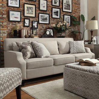 HomeVance Brierwood Gray Sofa