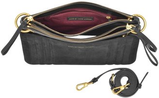 Marc by Marc Jacobs Double Body XBody Black Leather and Suede Bag