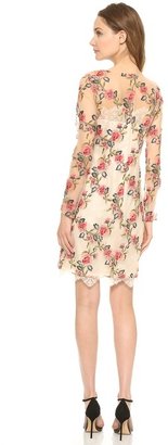Notte by Marchesa 3135 Notte by Marchesa Embroidered Tulle Dress